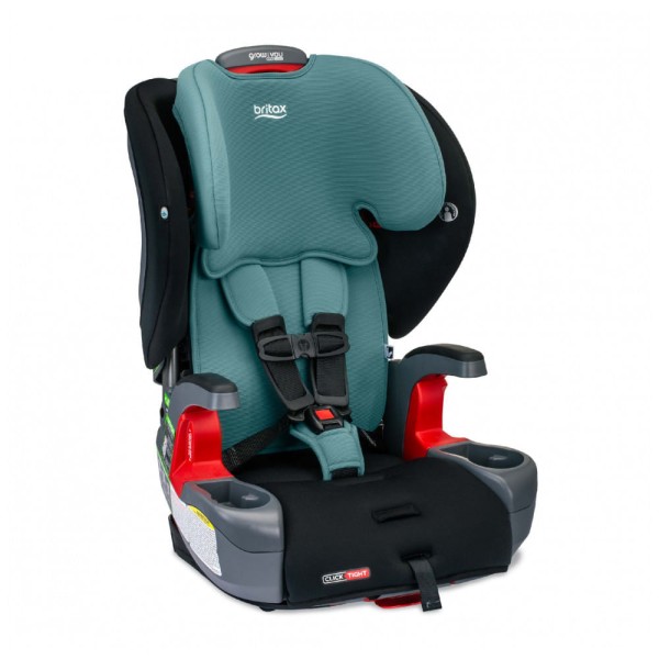 Encontraproduto.com.br - Britax cresce com você ClickTight Harness 2 Booster, Green Contour SafeWash