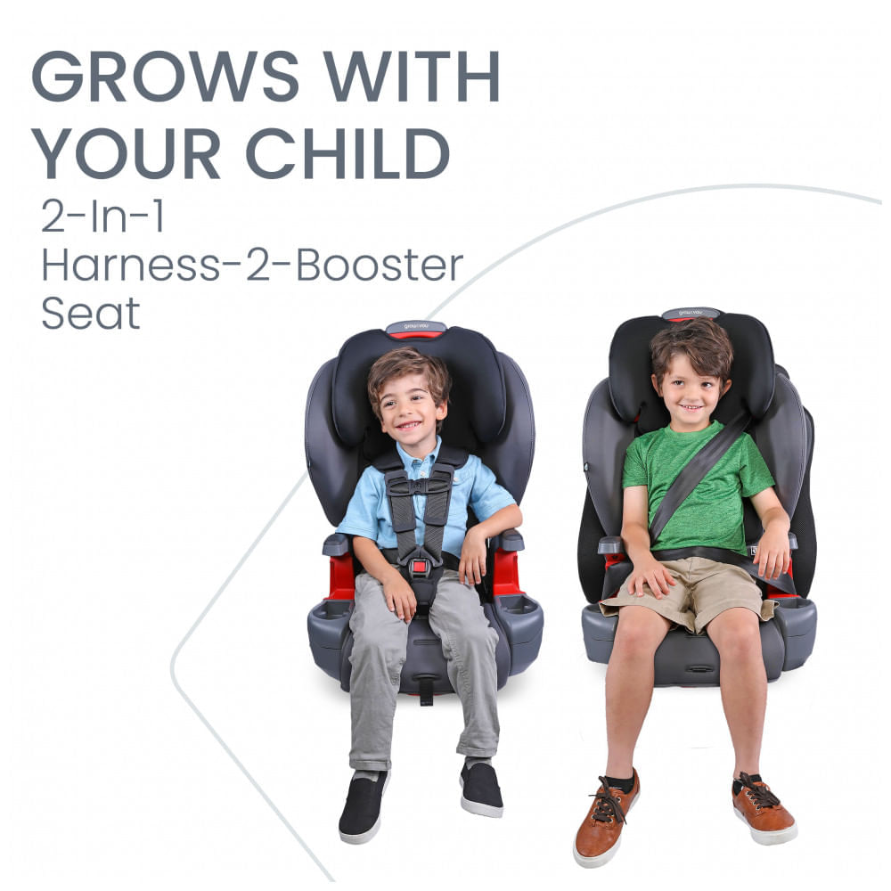 Encontraproduto.com.br - Britax Grow With You Harness 2 Booster, Mod Black SafeWash