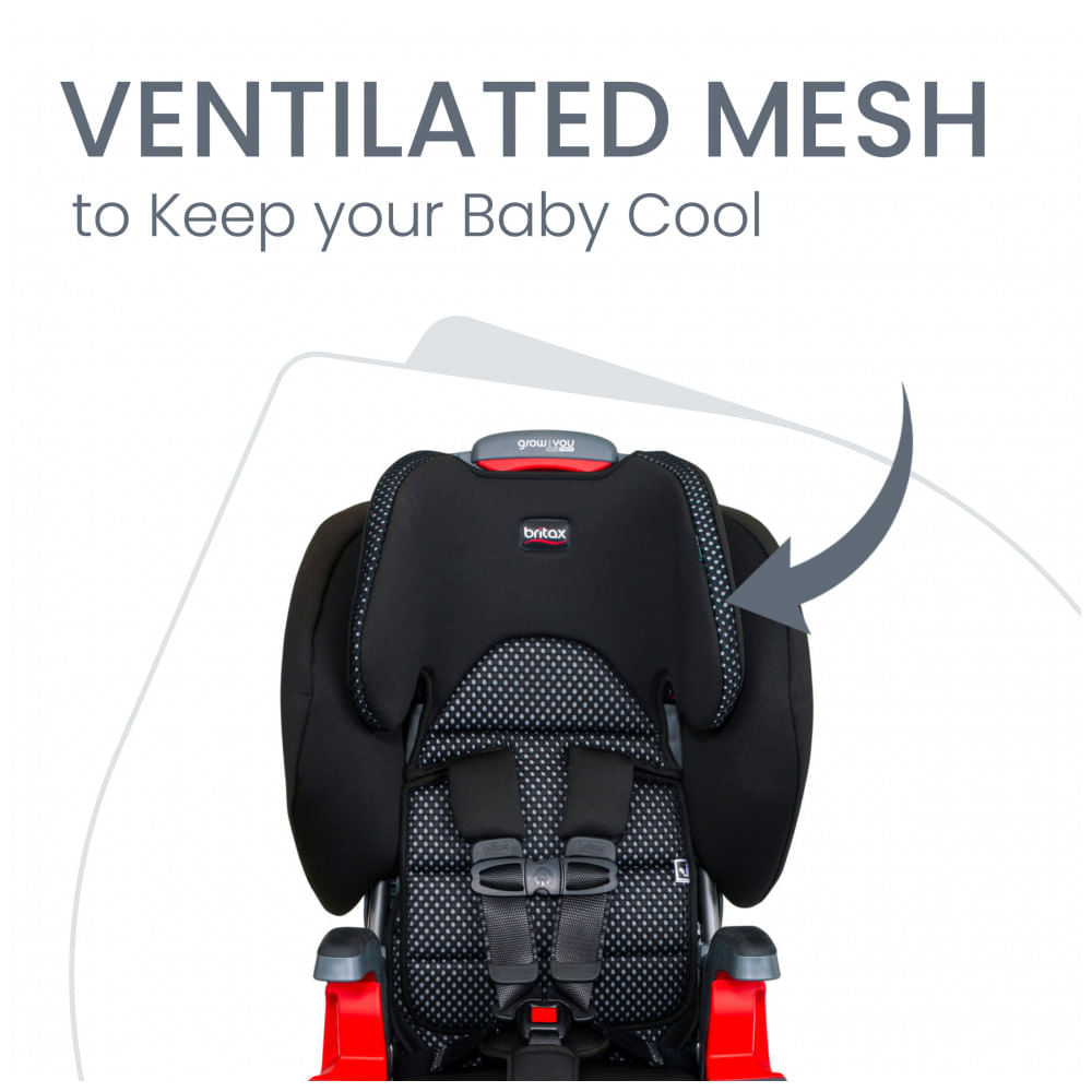 Encontraproduto.com.br - Britax Grow With You ClickTight Harness 2 Booster assento de carro, Cool Flow cinza