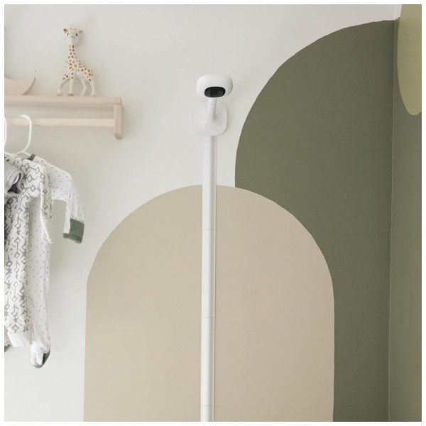 Encontraproduto.com.br - Baba Eletrônica com Monitor HD 1080p e Visão Noturna, Nanit Pro, Branca