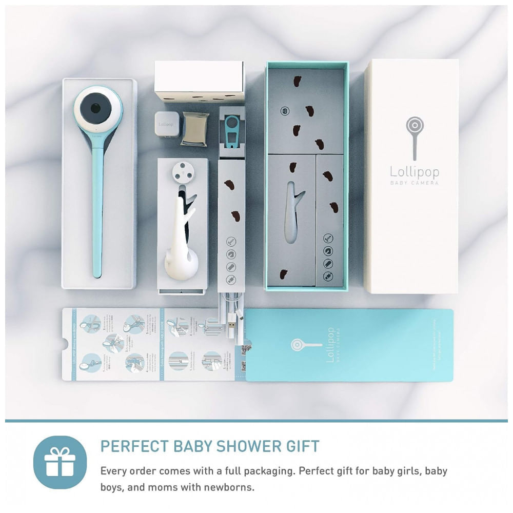 Encontraproduto.com.br - Baba Eletrônica com Detecção de Choro e Monitoramento de Respiração, Lollipop, Verde