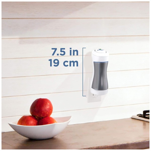 Encontraproduto.com.br - Mini Purificador de Ar Plugável com Luz UVC, 110V, Germ Guardian, Branco