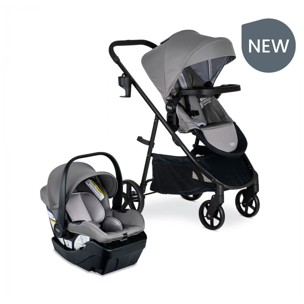 Sistema de viagens Britax Willow Brook, geleira de grafite