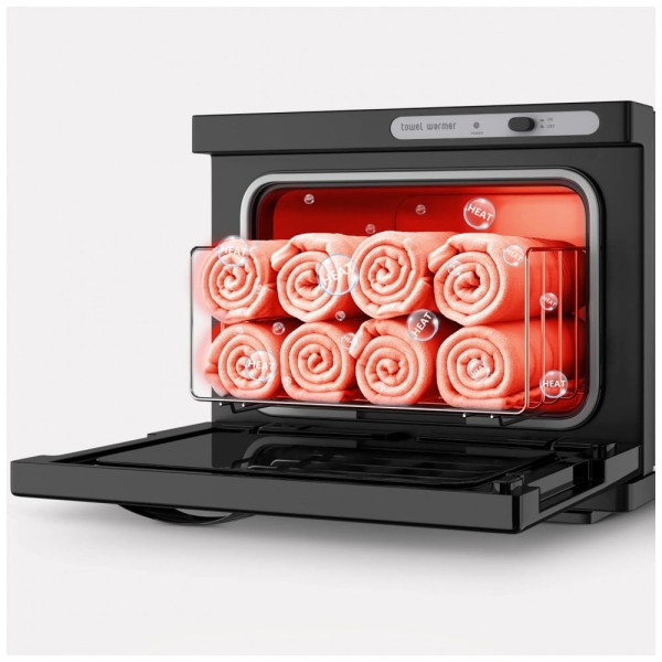 Encontraproduto.com.br - Aquecedor de Toalha Elétrico para Barbearia 8L, 110V, StateRiver, Preto