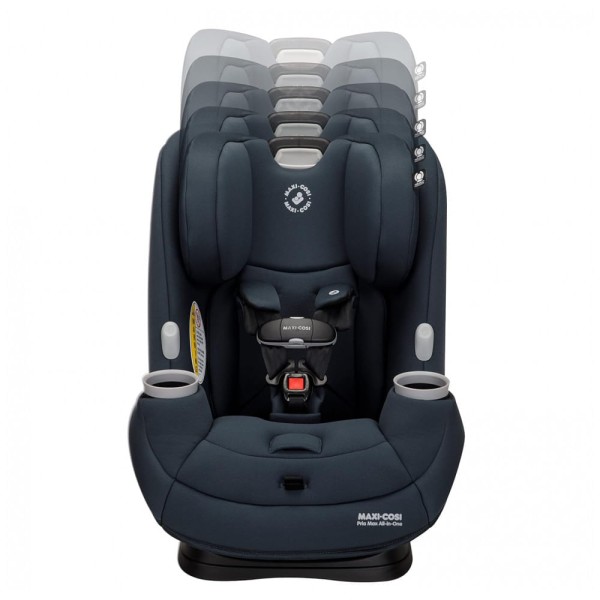 Encontraproduto.com.br - Cadeira de Bebê para Carro Conversível Tudo em Um para 1,8 kg a 45 kg, Maxi Cosi Pria Max, Cinza Grafite