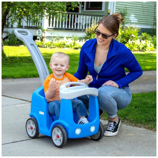 Encontraproduto.com.br - Carrinho de Passeio Infantil com Cinto de Segurança para Crianças de 1 a 4 anos, Simplay3, Azul