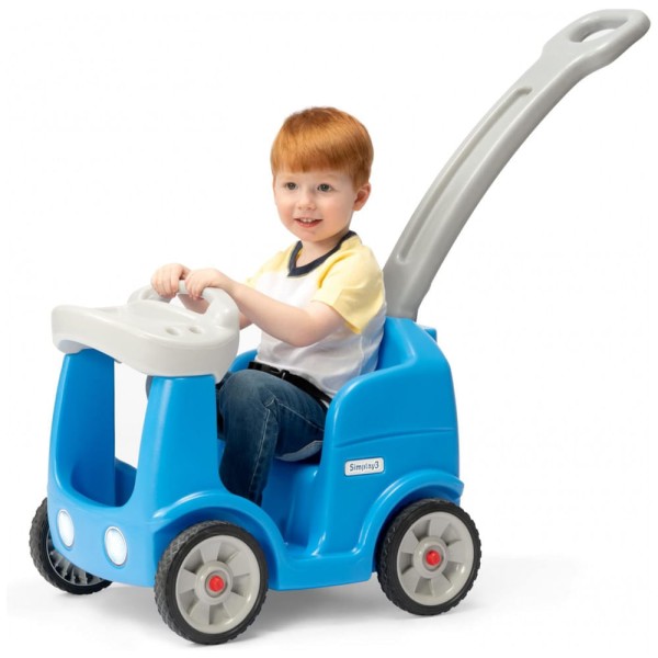 Encontraproduto.com.br - Carrinho de Passeio Infantil com Cinto de Segurança para Crianças de 1 a 4 anos, Simplay3, Azul
