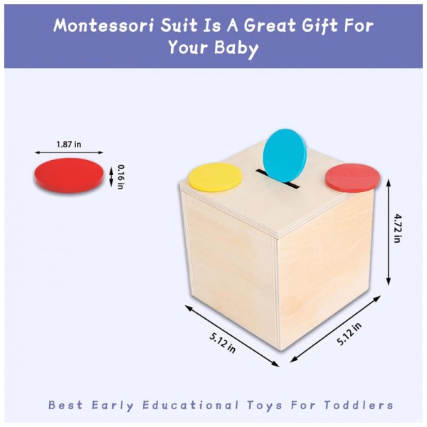 Encontraproduto.com.br - Brinquedo Montessori 4 em 1 com kit de Moedas, Jogo de Colheita de Cenoura e Palito de Fósforo, Jogo de Gota Colorido, Adena Montessori