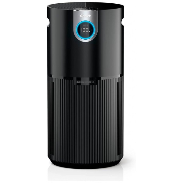 Encontraproduto.com.br - Purificador de Ar para Espaços até 111m2 com Filtro HEPA e Painel Digital, Shark HP202 Clean Sense MAX, Preto