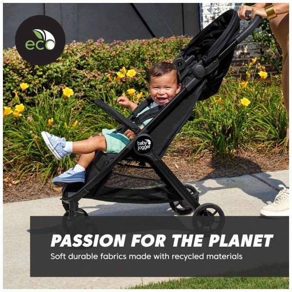 Encontraproduto.com.br - Carrinho de Bebê Ultracompacto com Trava Automática para Fácil Transporte e Armazenamento, Baby Jogger City Tour 2, Preto