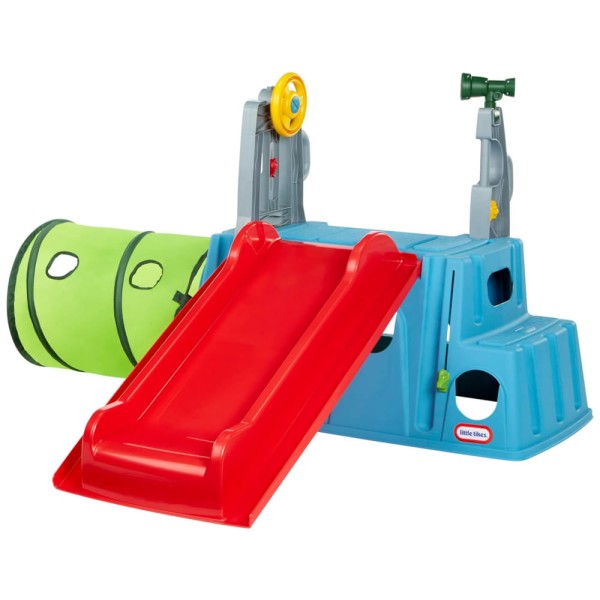 Encontraproduto.com.br - Playground Interativo Escale, Deslize e Rasteje para Ambientes Internos e Externos e 2 Crianças, Little Tikes, Colorido