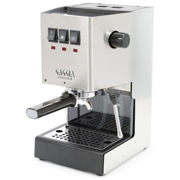 Máquina de Café Expresso com Bocal de Leite e Porta-Filtro em Aço Inoxidável de 58mm, 110V 1200W, Gaggia RI9380/46 Classic Evo Pro, Prata
