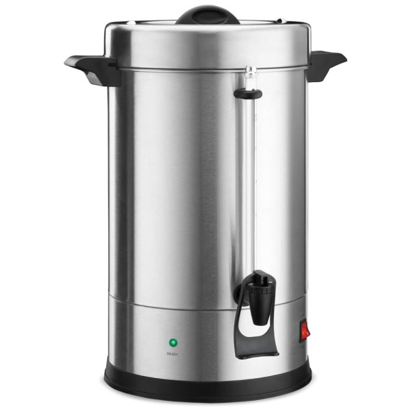 Urna de Café Comercial em Aço Inoxidável 14,7L com Medidor de Quantidade, Luz Indicadora e Plugue de 5 a 15 fases, 110V 1440W, Waring WCU110, Prata