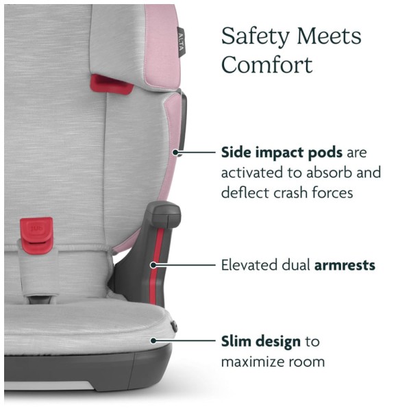 Encontraproduto.com.br - Cadeira de Bebe para Carro com Encosto Alto, Apoio de Cabeça, Porta-Copos e 7 Posições, UPPAbaby, Bege