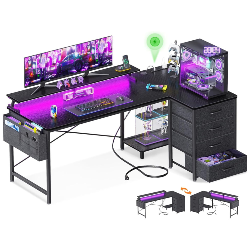 Encontraproduto.com.br - Mesa Gamer 55