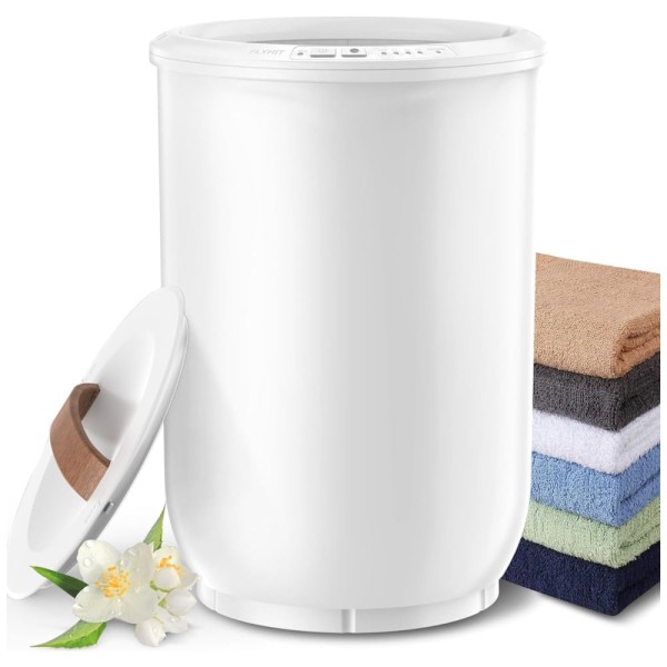 Encontraproduto.com.br - Aquecedor de Toalha Elétrico 20L com Desligamento Automático e Capacidade para 2 Toalhas Grandes ou Roupões, 110V FLYHIT TW-ST1912, Branco