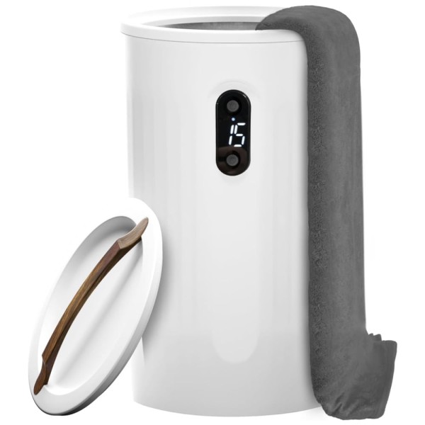 Encontraproduto.com.br - Aquecedor de Toalha Elétrico 20L para Toalhas de Spa, Cobertores e Roupões de Banho com Display LED, 110V, Bartnelli BTW-770, Branco