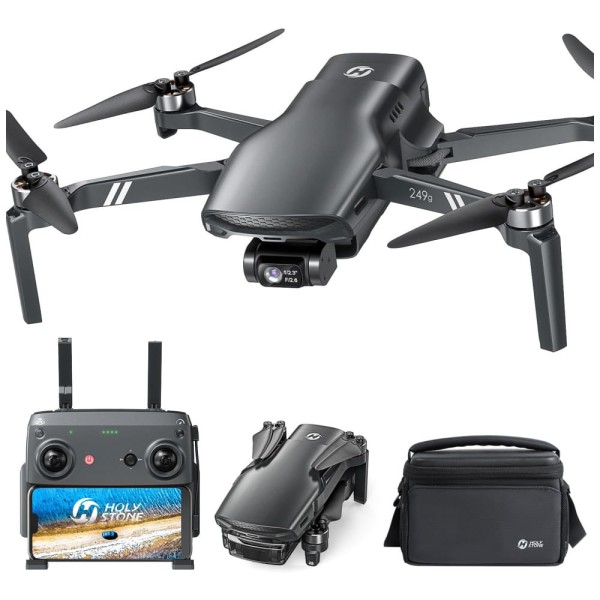 Encontraproduto.com.br - Drone e Acessórios para Adultos com Câmera 4K, Transmissão de Vídeo 4K/30 FPS até 6 km, Retorno Automático, Função Seguir e Cardan Sem Escova de 3