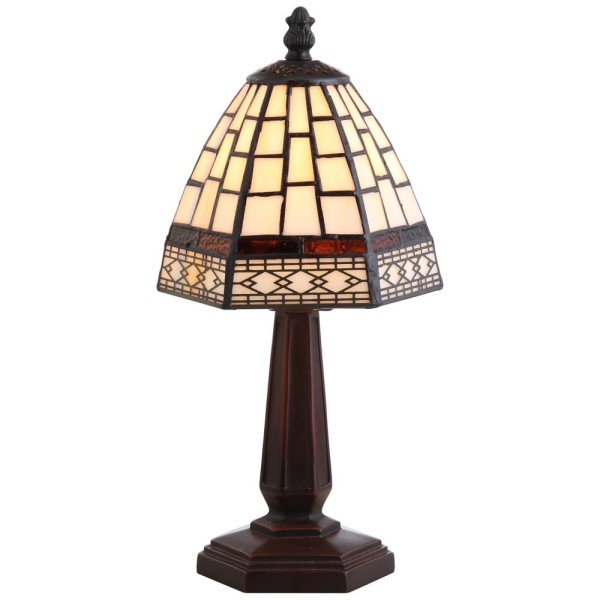 Encontraproduto.com.br - Abajur Luminária de Mesa, Estilo Tradicional com 30 cm de Altura para Quarto, Sala de Estar, Mesa de Centro e Escritório, 110V 25W, JONATHAN Y, Bronze