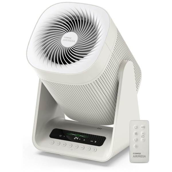 Purificador de Ar 2 em 1, para Ambientes até 22m² com Monitor de Qualidade, Modo Automático, Controle Remoto e Temporizador, 110V 33W, Coway, Branco