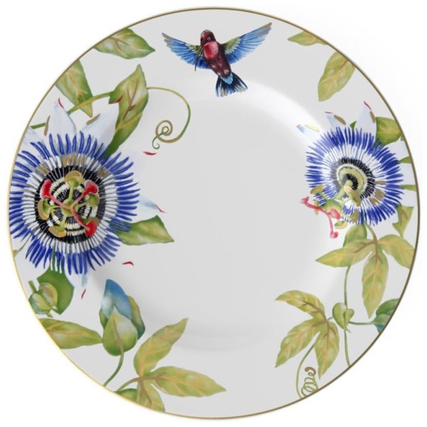 Prato Raso para Todas as Ocasiões, Elegância e Praticidade em Sua Mesa com Formato Redondo e Material de Porcelana, Villeroy Boch, Branco, Verde e