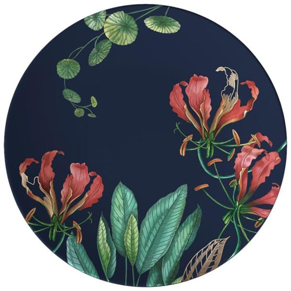 Encontraproduto.com.br - Prato para Aperitivo de 16 cm, Estilo Moderno com Formato Redondo e Material de Porcelana, Villeroy Boch, Azul Colorido