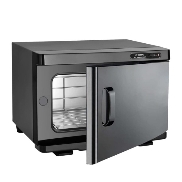 Aquecedor de Toalhas 8L para Spa, Barbearia e Salões, 110V, LKT COBTAC, Preto