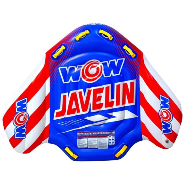 Encontraproduto.com.br - Boia Rebocável Inflável para 1 a 2 Pessoas, Adultos ou Crianças, WOW Sports Javelin, Azul