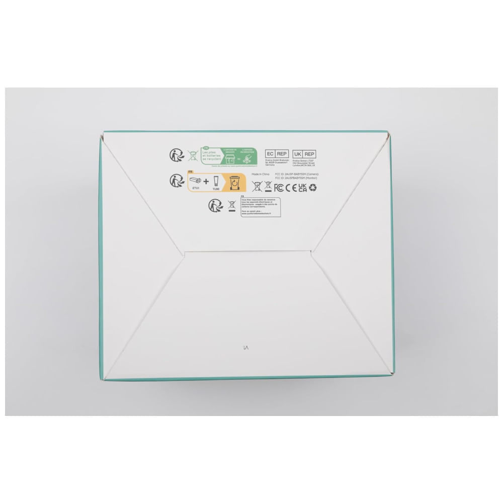 Encontraproduto.com.br - Babá Eletrônica com Monitor LCD de Tela Dividida e Vídeo WiFi, Controle via APP, 2 Câmeras, BOIFUN, Verde e Branca