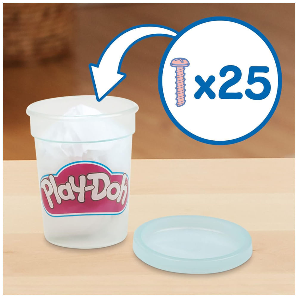 Encontraproduto.com.br - Play-Doh Kitchen Creations Caminhão de Comida Doces e Guloseimas - Brinquedo para Crianças com 12 Potes de Massa de Modelar, 3 anos