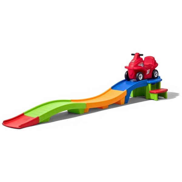 Brinquedo Infantil de Carro de Empurrar, Para Ambientes Internos e Externos, Suporta Até 22 kg, Para Crianças de 2 a 5 Anos,Step2, Multicolorido