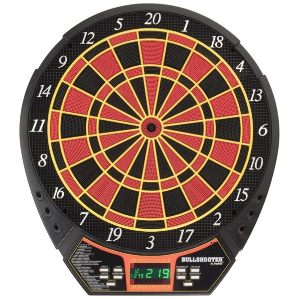 Jogo De Dardos Eletrônico, Com Display LCD, 29 Jogos E 90 Variações, Preto,2 Jogadores.Arachnid
