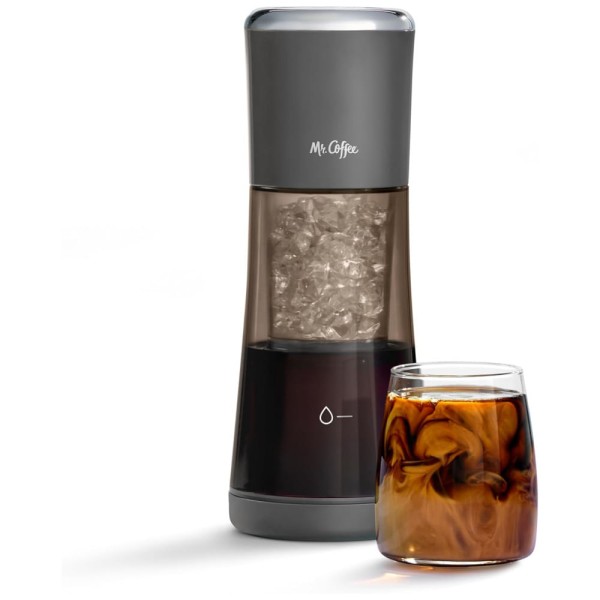 Mr. Coffee® Express Cold Brew Coffee Maker, Máquina de Café Cold Brew em 10 Minutos, Prepara café gelado rapidamente. Cor: Sake. Ideal para amantes