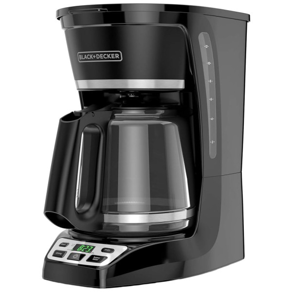 Encontraproduto.com.br - Máquina de Café Programável BLACK+DECKER 12 Xícaras, Preta, Modelo CM1070B-3, Com Recursos Automáticos para Preparo Prático e Eficiente de Café.