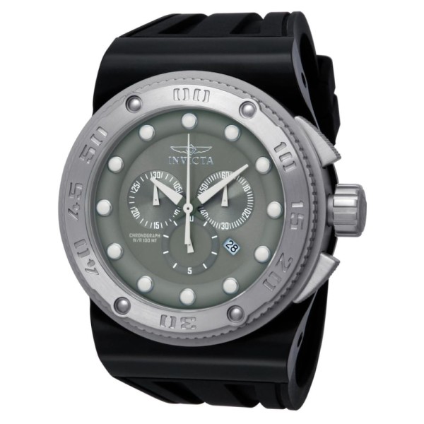 Akula Swiss Ronda 5040.D Homens de calibre S relógio - 54mm. Preto 12293