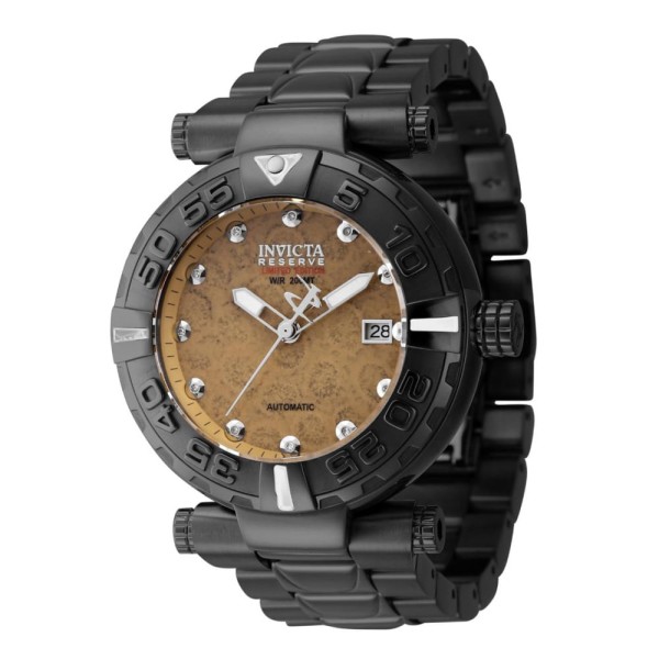 Encontraproduto.com.br - Reserve Subaqua 0,05 Carat Diamond Autométrico Men S Relógio - 47mm. Preto 45858