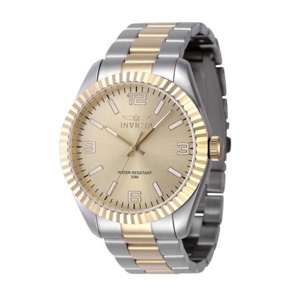 Relógio Invicta Specialty Masculino - 43mm, Ouro e Aço (47457)