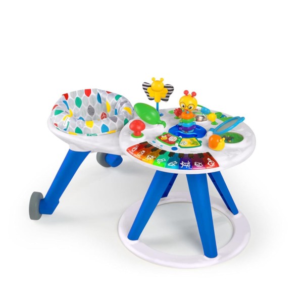 Andador de Bebê 4 em 1 Baby Einstein Around We Grow, Centro de Atividades e Mesa, indicado para bebês a partir de 6 meses.