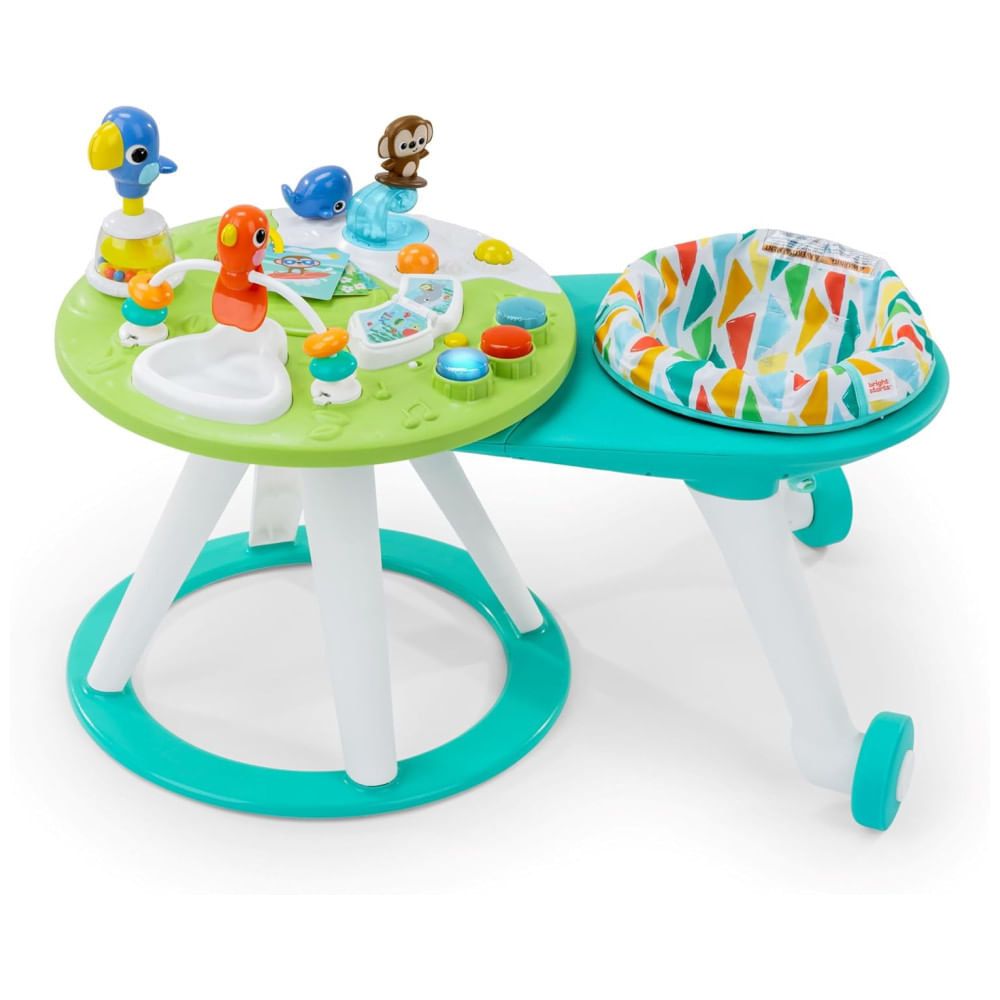 Bright começa em torno de We Go 2-in-1 Baby Walker. Centro de atividades de descoberta e tabela. Tropic gelado. Tabela