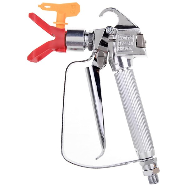 Encontraproduto.com.br - Pistola de Tintura Airless DUSICHIN DUS-036: Alta pressão (24.827 kPa - 3600 PSI) com Bico 517 e Junta Giratória.