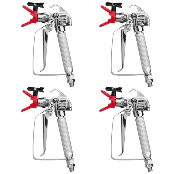 Pistola de Pintura Airless de Alta Pressão,3600 PSI, com Bico 517 Rotativo, para Peças e Acessórios de Pulverizadores, Spray Freely.