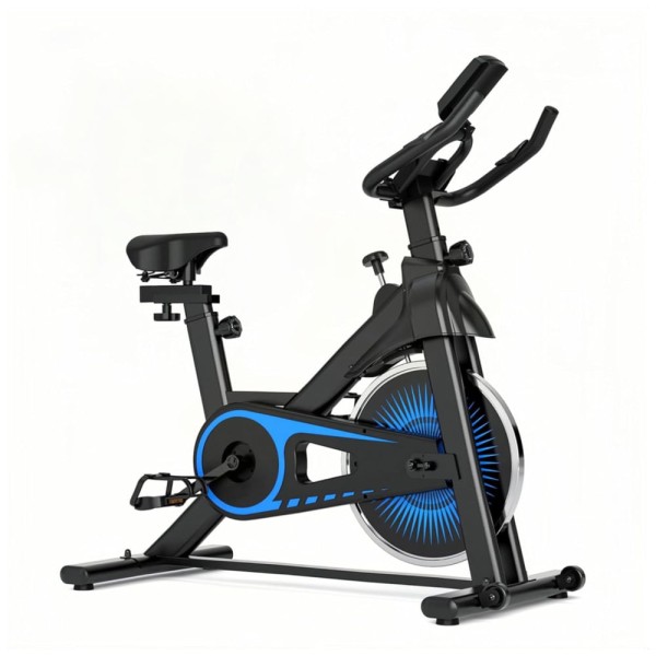 Bicicleta Ergométrica Estacionária para Exercícios em Casa, com Resistência Ajustável, Assento Confortável, Suporte para Smartphone,Maicifi.