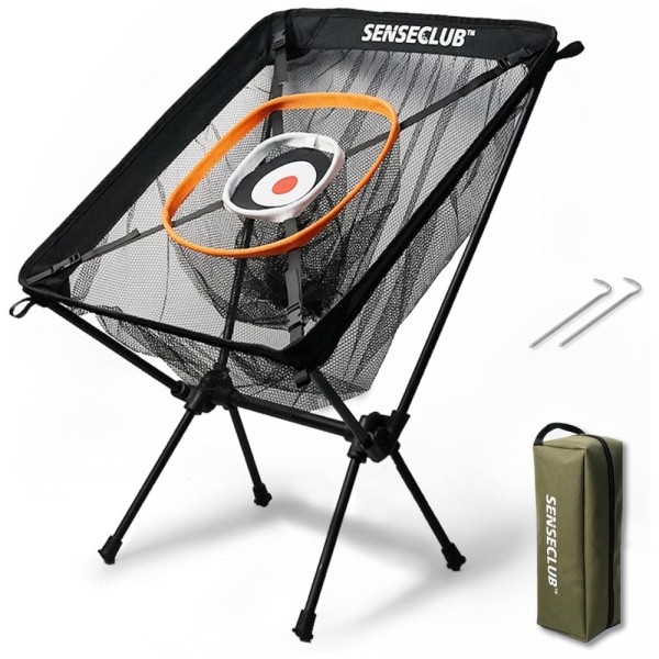 Encontraproduto.com.br - Rede de Prática de Golfe para o Quintal com Tapete e Bolas, Alvo de Treino para Chip e Driving Interno,SENSECLUB.