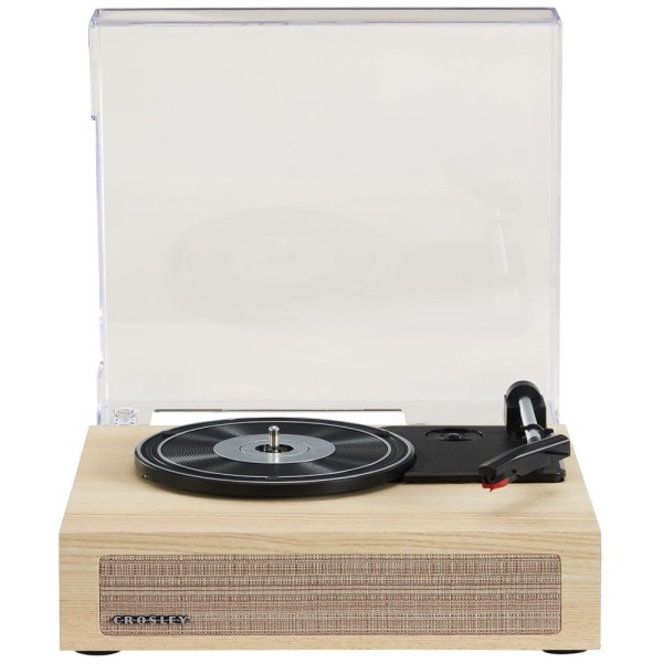Encontraproduto.com.br - Toca-discos Crosley CR6042ANA Scout 3 Velocidades com Bluetooth e Alto-falantes Integrados, Natural