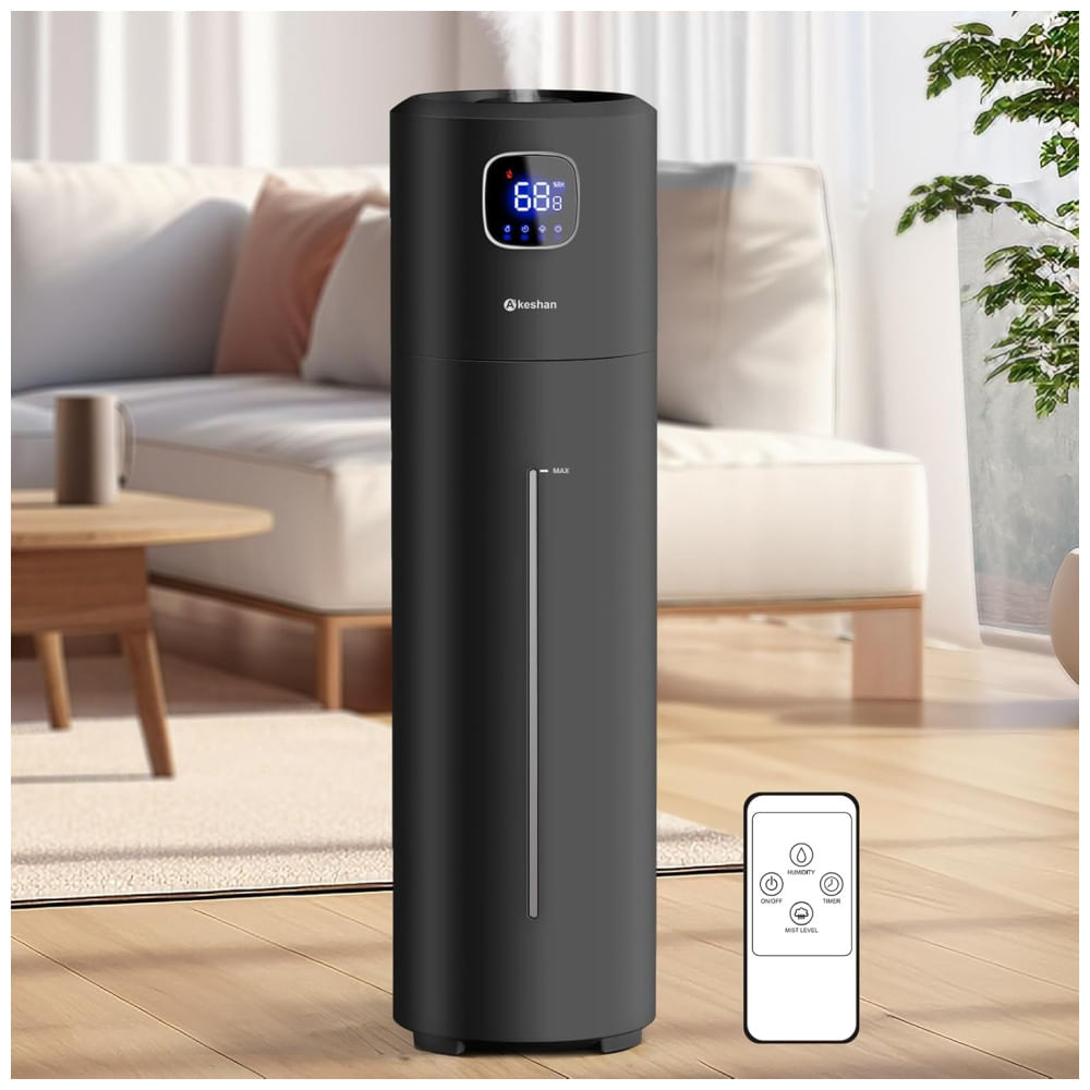 Umidificador de Ar para Quarto, 9 Litros de Névoa Fria, 350ml/h, Silencioso e Eficiente - Perfeito para Ambientes Grandes,Akeshan