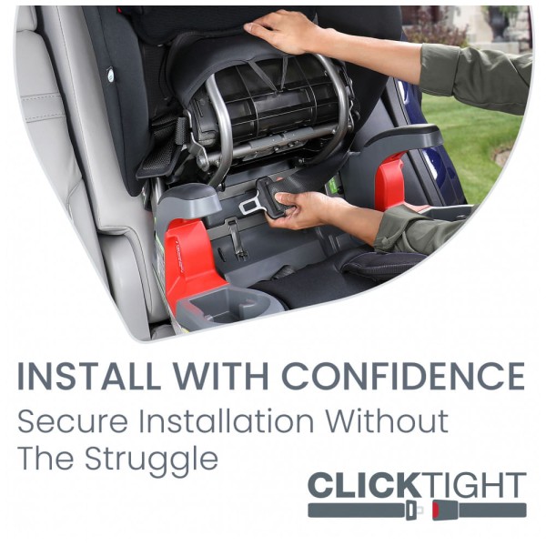 Encontraproduto.com.br - Britax Grow With You ClickTight Harness 2 Booster assento de carro, Cool Flow cinza
