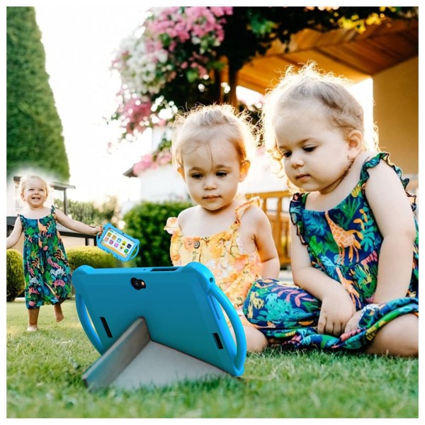 Encontraproduto.com.br - Tablet Infantil 7 Educativo com Controle de Pais, WiFi e Câmera Dupla, Android 11 3GB RAM, YOBANSE, Azul