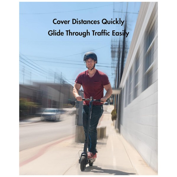 Encontraproduto.com.br - Patinete Elétrico Dobrável para Adultos até 45 km por hora, com Sistema de Frenagem Duplo, OKAI ES520B, Cinza