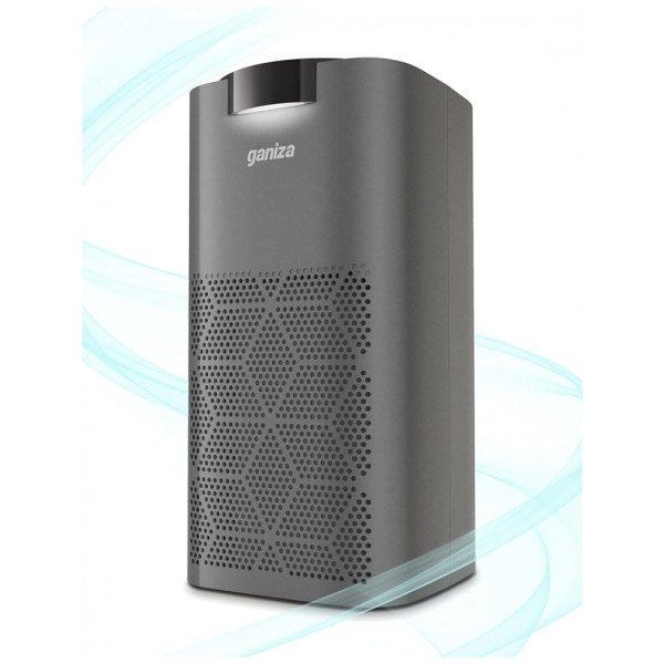 Encontraproduto.com.br - Purificador de Ar com Filtro True HEPA H13, Área até 120 m2, Ganiza, Cinza
