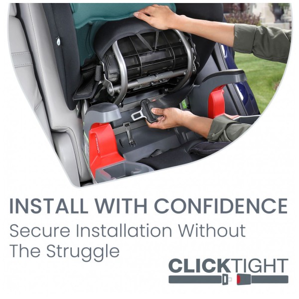 Encontraproduto.com.br - Britax cresce com você ClickTight Harness 2 Booster, Green Contour SafeWash